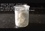 Ammonium methylsulfate preparation from sulfamic acid