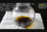 Clemmensen reduction of vanillin using zinc amalgam