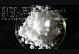 Synthesis of chlorbutol from chloroform and acetone